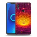 Дизайнерский силиконовый чехол для Alcatel 5V Абстракции Фрактал