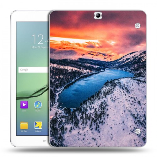 Дизайнерский силиконовый чехол для Samsung Galaxy Tab S2 9.7 озеро