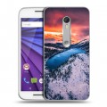 Дизайнерский пластиковый чехол для Lenovo Moto G озеро