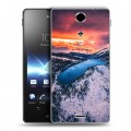 Дизайнерский пластиковый чехол для Sony Xperia TX озеро