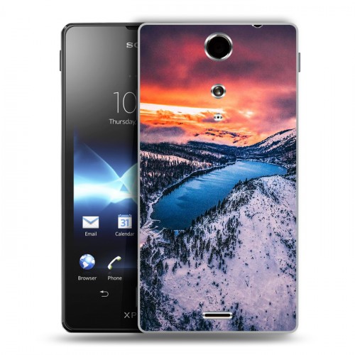 Дизайнерский пластиковый чехол для Sony Xperia TX озеро