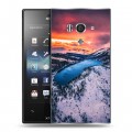 Дизайнерский пластиковый чехол для Sony Xperia acro S озеро