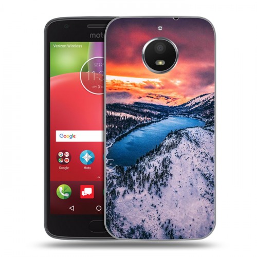 Дизайнерский силиконовый чехол для Motorola Moto E4 Plus озеро
