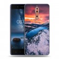 Дизайнерский пластиковый чехол для Nokia 8 озеро