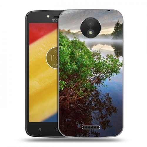 Дизайнерский пластиковый чехол для Motorola Moto C Plus озеро