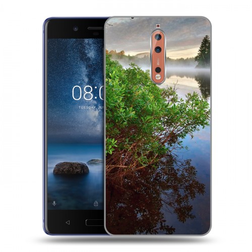 Дизайнерский пластиковый чехол для Nokia 8 озеро