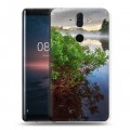 Дизайнерский пластиковый чехол для Nokia 8 Sirocco озеро