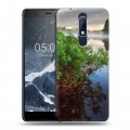 Дизайнерский пластиковый чехол для Nokia 5.1 озеро