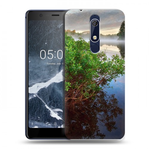 Дизайнерский пластиковый чехол для Nokia 5.1 озеро