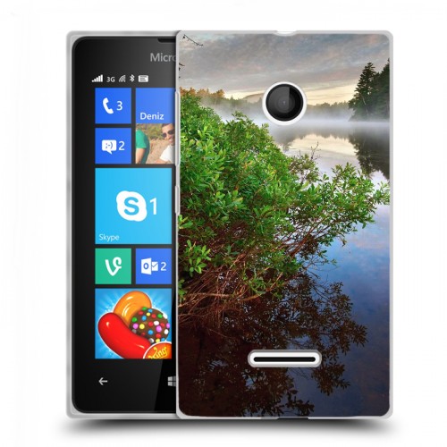 Дизайнерский пластиковый чехол для Microsoft Lumia 435 озеро