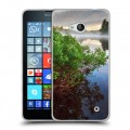 Дизайнерский пластиковый чехол для Microsoft Lumia 640 озеро