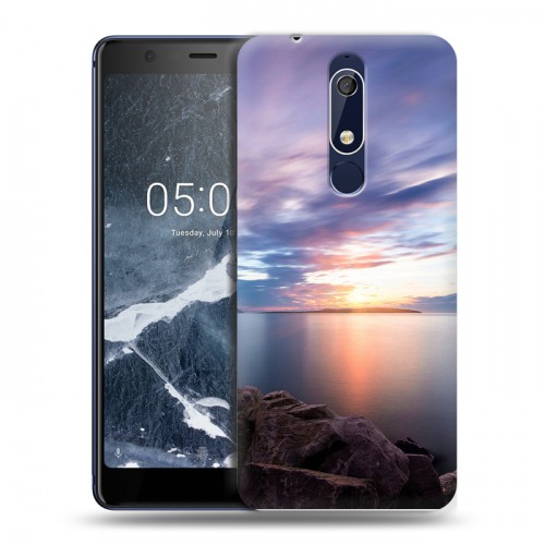 Дизайнерский пластиковый чехол для Nokia 5.1 озеро