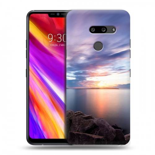 Дизайнерский пластиковый чехол для LG G8 ThinQ озеро