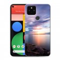 Дизайнерский пластиковый чехол для Google Pixel 5 озеро