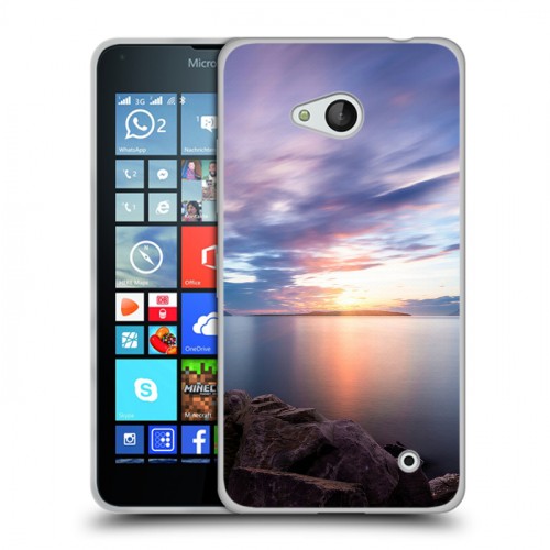 Дизайнерский пластиковый чехол для Microsoft Lumia 640 озеро