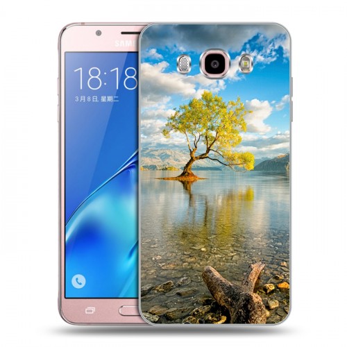 Дизайнерский силиконовый с усиленными углами чехол для Samsung Galaxy J5 (2016) озеро