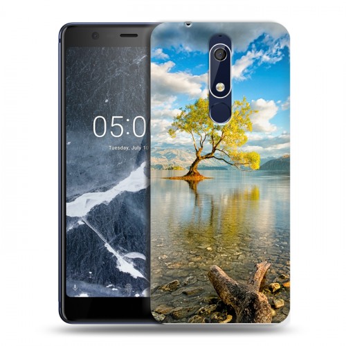 Дизайнерский пластиковый чехол для Nokia 5.1 озеро