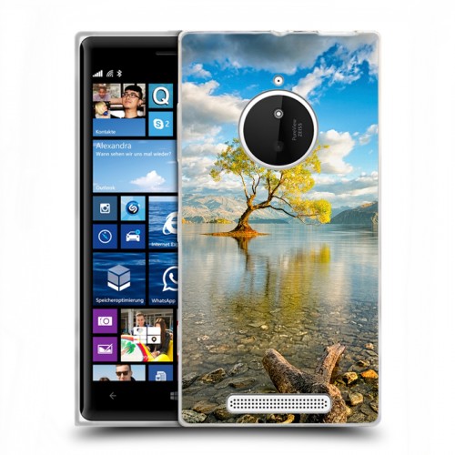 Дизайнерский пластиковый чехол для Nokia Lumia 830 озеро