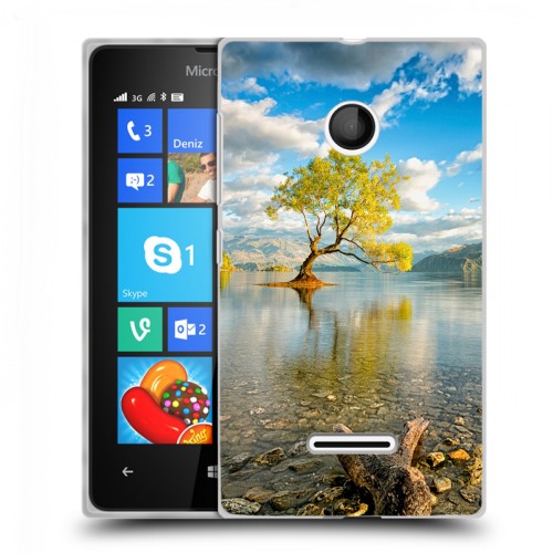 Дизайнерский пластиковый чехол для Microsoft Lumia 435 озеро