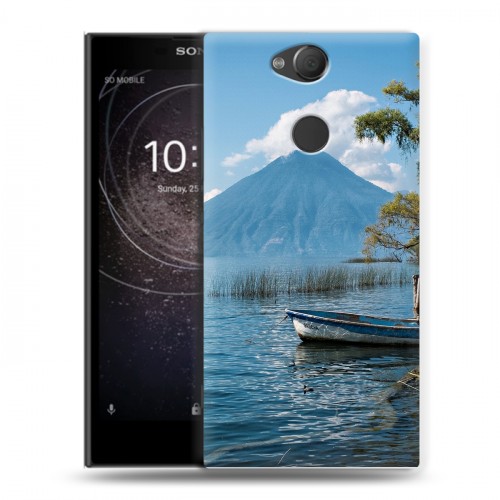 Дизайнерский силиконовый с усиленными углами чехол для Sony Xperia XA2 озеро