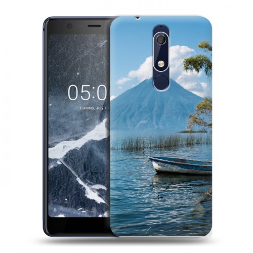 Дизайнерский пластиковый чехол для Nokia 5.1 озеро