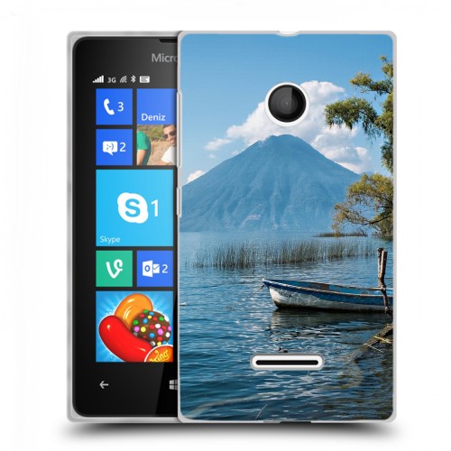 Дизайнерский пластиковый чехол для Microsoft Lumia 435 озеро