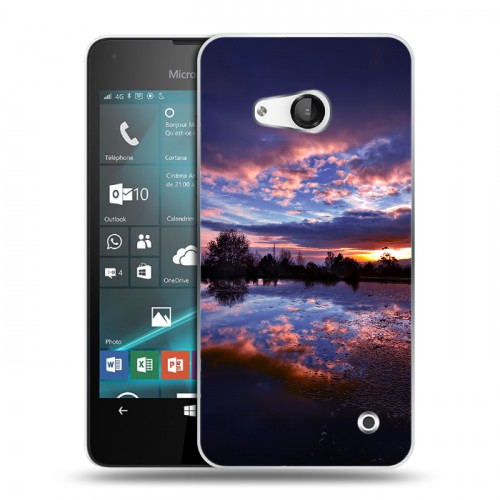 Дизайнерский пластиковый чехол для Microsoft Lumia 550 озеро