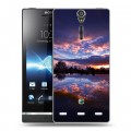 Дизайнерский пластиковый чехол для Sony Xperia S озеро