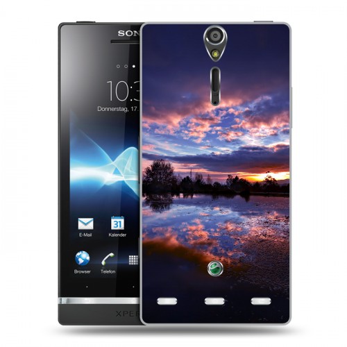 Дизайнерский пластиковый чехол для Sony Xperia S озеро