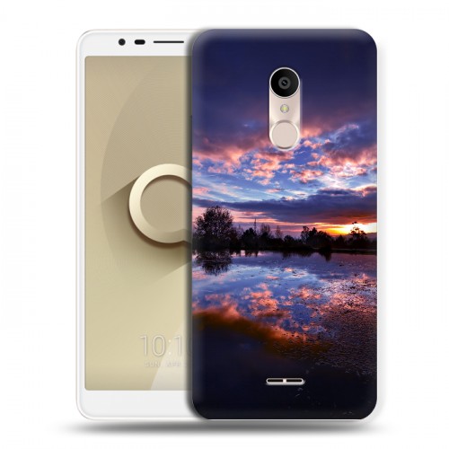 Дизайнерский силиконовый чехол для Alcatel 3C озеро