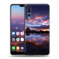 Дизайнерский силиконовый с усиленными углами чехол для Huawei P20 Pro озеро