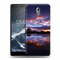 Дизайнерский силиконовый чехол для Nokia 3.1 озеро