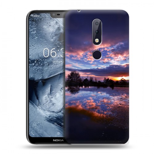 Дизайнерский пластиковый чехол для Nokia 6.1 Plus озеро