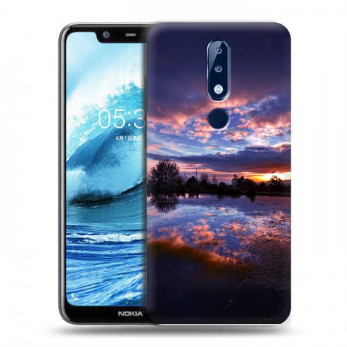 Дизайнерский пластиковый чехол для Nokia 5.1 Plus озеро