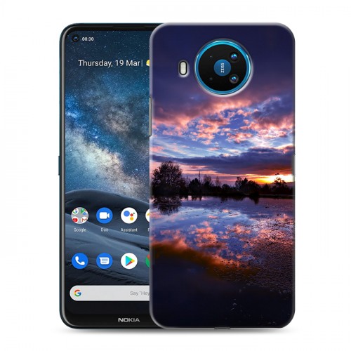 Дизайнерский силиконовый чехол для Nokia 8.3 озеро