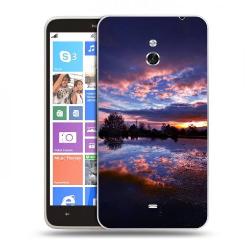 Дизайнерский пластиковый чехол для Nokia Lumia 1320 озеро