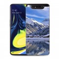 Дизайнерский пластиковый чехол для Samsung Galaxy A80 озеро