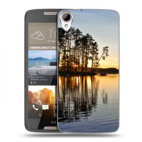Дизайнерский пластиковый чехол для HTC Desire 828 озеро
