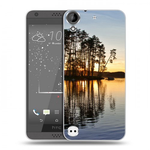 Дизайнерский пластиковый чехол для HTC Desire 530 озеро