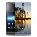 Дизайнерский пластиковый чехол для Sony Xperia S озеро