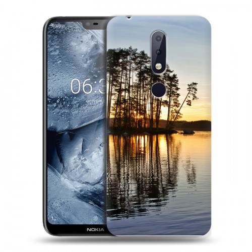 Дизайнерский пластиковый чехол для Nokia 6.1 Plus озеро