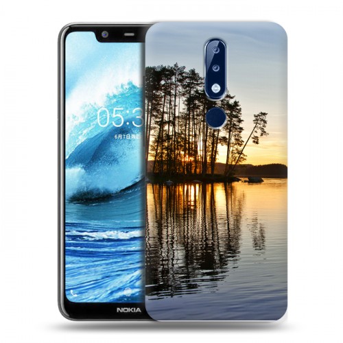 Дизайнерский силиконовый чехол для Nokia 5.1 Plus озеро