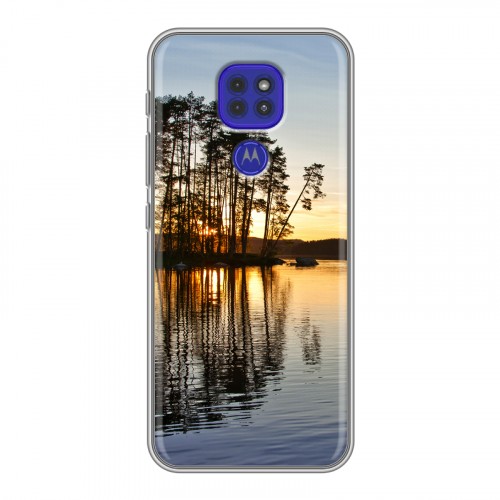 Дизайнерский силиконовый чехол для Motorola Moto G9 Play озеро