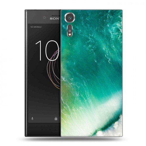 Дизайнерский пластиковый чехол для Sony Xperia XZs волны