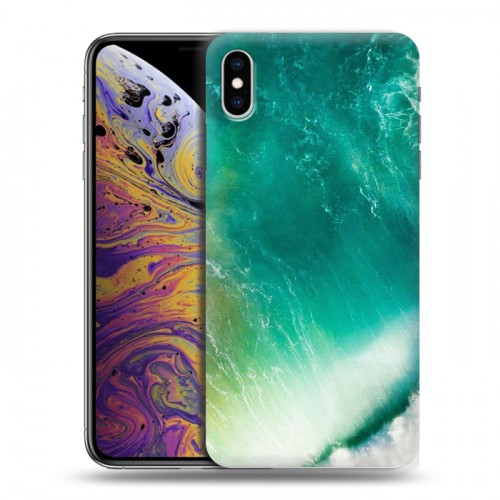 Дизайнерский силиконовый чехол для Iphone Xs Max волны