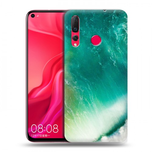 Дизайнерский пластиковый чехол для Huawei Nova 4 волны