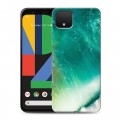 Дизайнерский пластиковый чехол для Google Pixel 4 волны