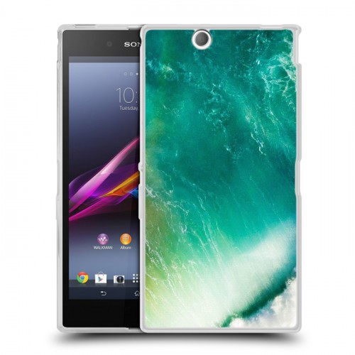 Дизайнерский пластиковый чехол для Sony Xperia Z Ultra  волны