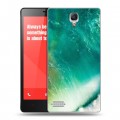 Дизайнерский силиконовый чехол для Xiaomi RedMi Note волны