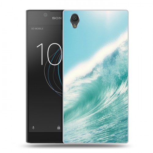 Дизайнерский пластиковый чехол для Sony Xperia L1 волны